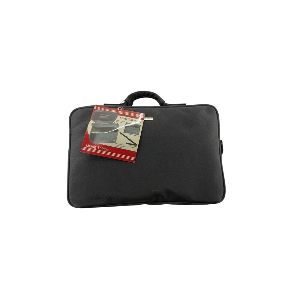 Mega Train Case Black Travel Soft Sided Black NEW